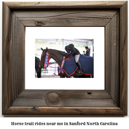 horse trail rides near me in Sanford, North Carolina